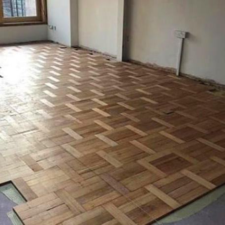 Reclaimed on sale parquet flooring